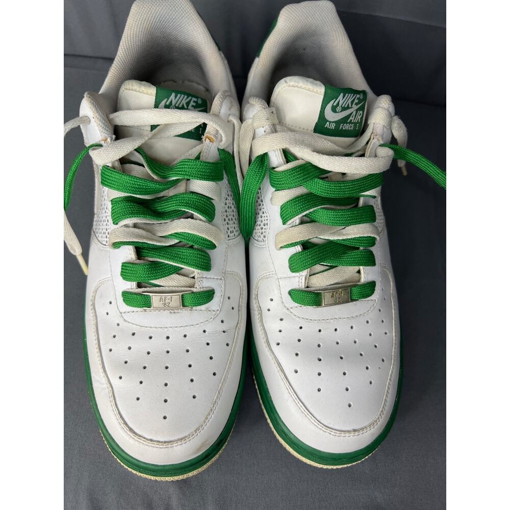 VINTAGE 2008 NIKE AIR FORCE 1 '07 WHITE PINE GREEN 315122-994 10.5